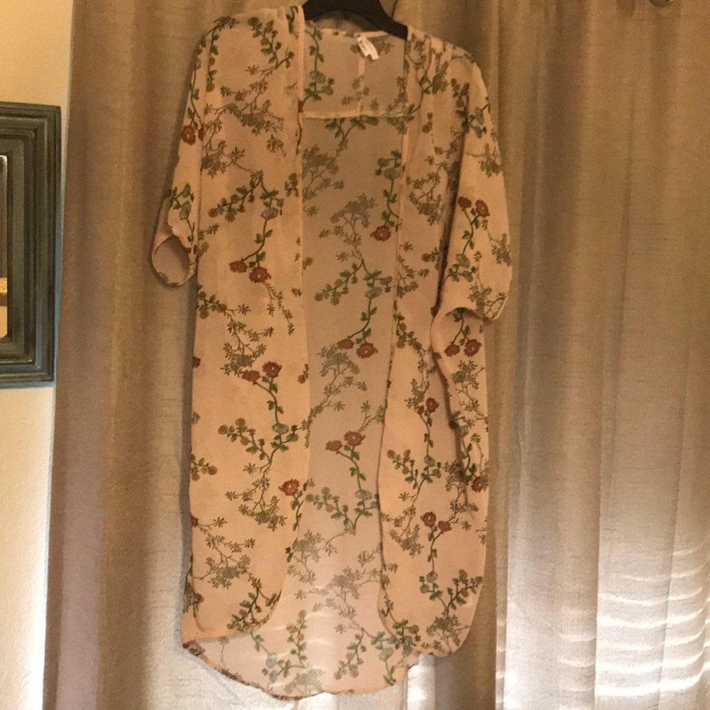Sheer kimono size large